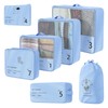 Suitcase Organiser Set, 7 Pieces Packing Cubes, Packing Cubes for