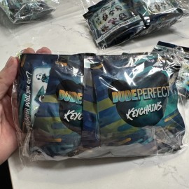 Dude Perfect Clip Keychain Lot of 10 Cool Panda Edition 2024 SEALED NWT