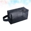 FOMIYES 6pcs Cosmetic Bag Mesh Makeup Travel Bag Zipper for