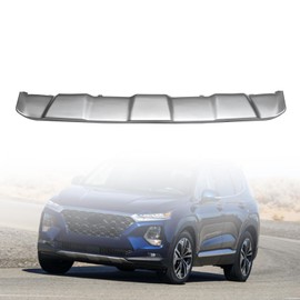 Santa Fe Front Bumper Skid Plate Fits 2019 2020 Hyu-ndai Santa Fe Lower Valance Replaces 86577S2000 HY1095108 Gray