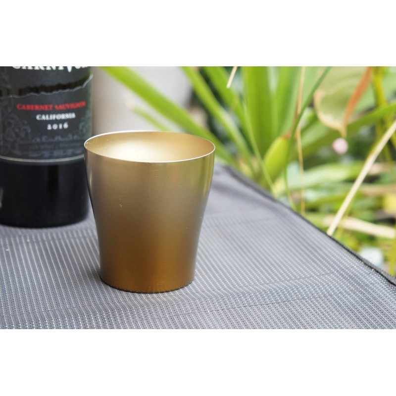 HORIE T15SN250G2SET Titanium Double Layer Tumbler, Limited Model, Gold, Set