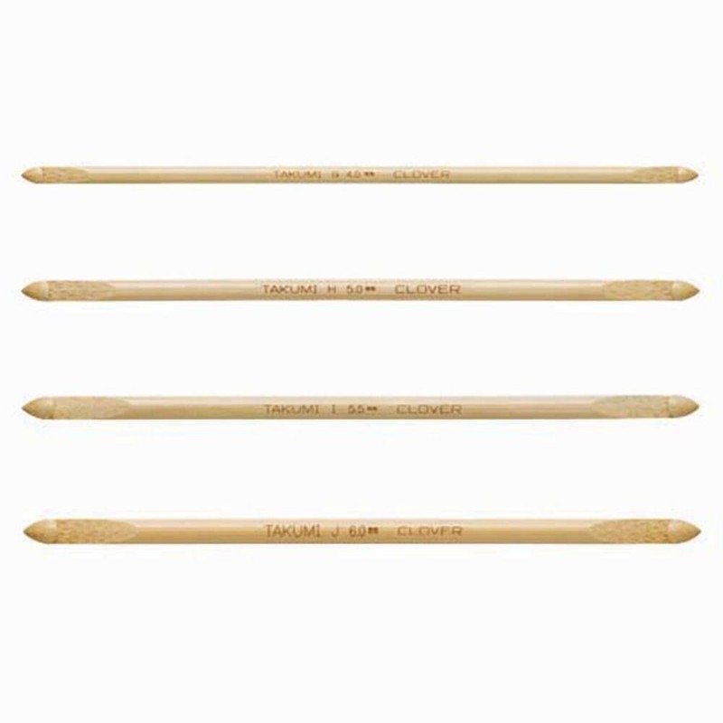 Clover Double-Ended Tunisian Crochet Hook (G/4.0 mm), 4