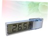 Zerodeko LED Fish Tank Thermometer Stylish Sucker Type Measuring Tool