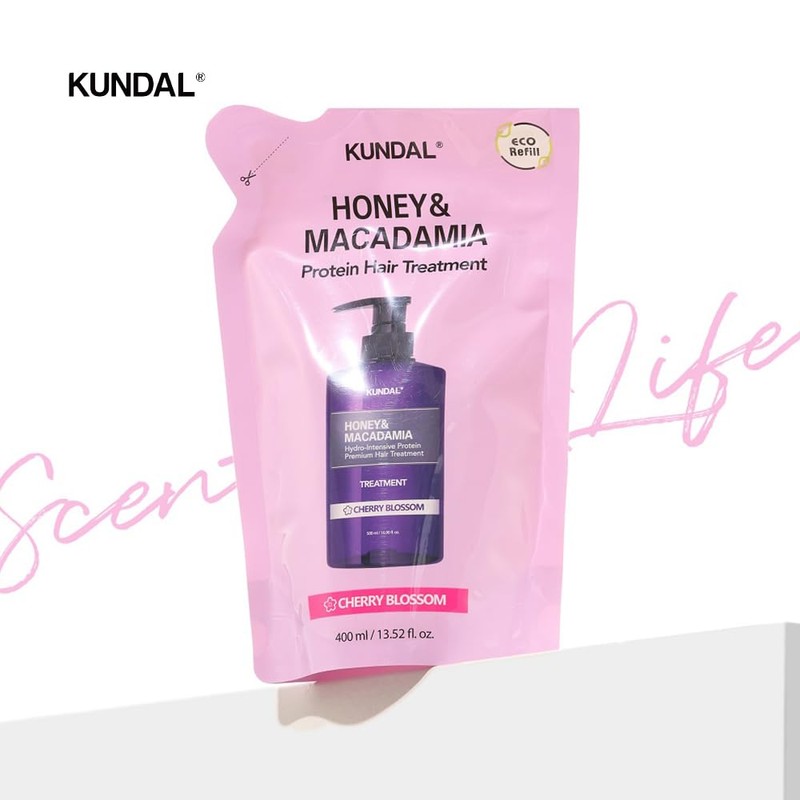 KUNDAL Protein Treatment Refill, 13.5 fl oz (400 ml), #White