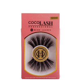 [3 Pairs] Cocohoney 5D Sexy Volume Mink Lashes, 100% Real Siberian Mink Eyelashes, Dramatic Fluffy Look, 100% Handmade, Silky Soft False Eyelashes, Reusable, Cruelty-Free (5D040)