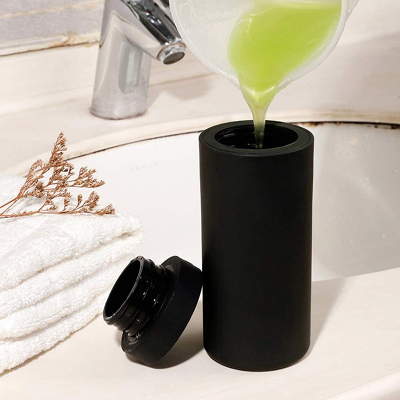 RefillableDish Washing Liquid Dispenser, Silicone Divided Bottle Easy Squeeze Soap