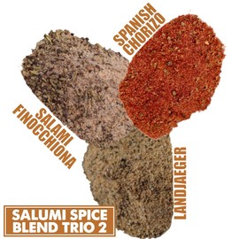UMAi Dry Sausage Spice Bundle (Landjaeger, Spanish Chorizo, Finocchiona)