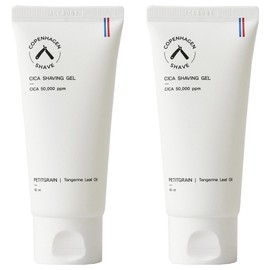 Copenhagen Shave Cica Shaving Gel, 2, 60ml / 코펜하겐쉐이브 시카 쉐이빙 젤, 2개, 60ml