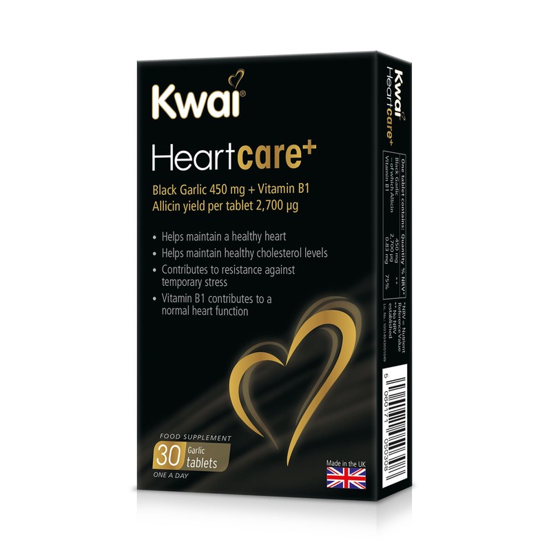 Kwai Heartcare+ Black Garlic 450mg Tablets – 30 Tablets (Pack