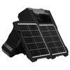 Happybuy 8" Solar Powered Fan with LED Light - 20,000mAh