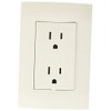 Leviton X02-UTOMA-PCB Receptáculo Dúplex con Tierra 15A 125/250V, Blanco Con