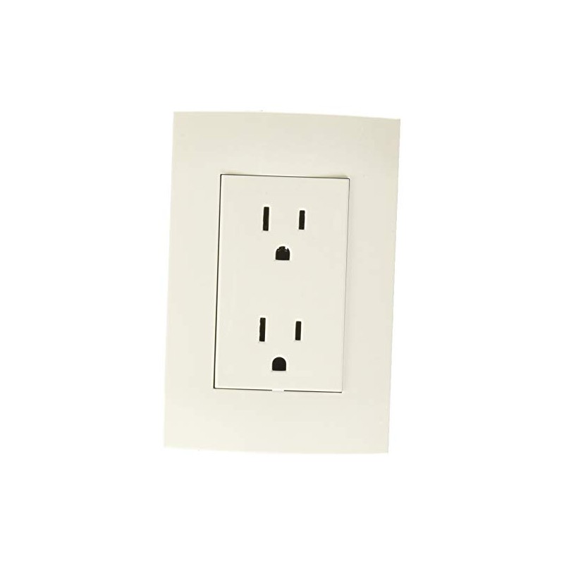 Leviton X02-UTOMA-PCB Receptáculo Dúplex con Tierra 15A 125/250V, Blanco Con