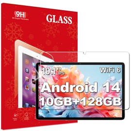 Teclast P30T 10.1-inch Protective Film for Glass Film, Tempered Glass, Nippon Asahi Glass Material, 9H Hardness, Bubble-free, High Transmittance, Anti-reflection, Shatterproof, Shockproof, Fingerprint