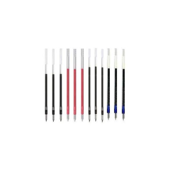 Uni-ball SXR-80-05 Jetstream Ballpoint Multi Pen Refills, Extra Fine Point 0.5mm, 4 Color Refills(Black/Blue/Red/Green) 12 Total Value Set