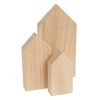 VBS Wooden Houses Silhouettes Set of 3