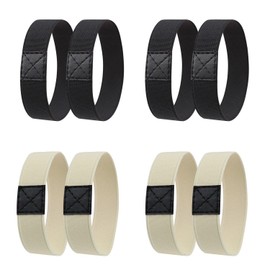 4 Pairs Anti-fall Shoelaces Elastic Rubber Bands Shoe Fixing Straps Shoe Accessories