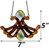Bieye W10047 Baroque Tiffany Style Stained Glass Window Hangings Suncatcher