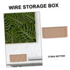 TEHAUX Cable Organizer Box Cable Box Cord Management Power Strip