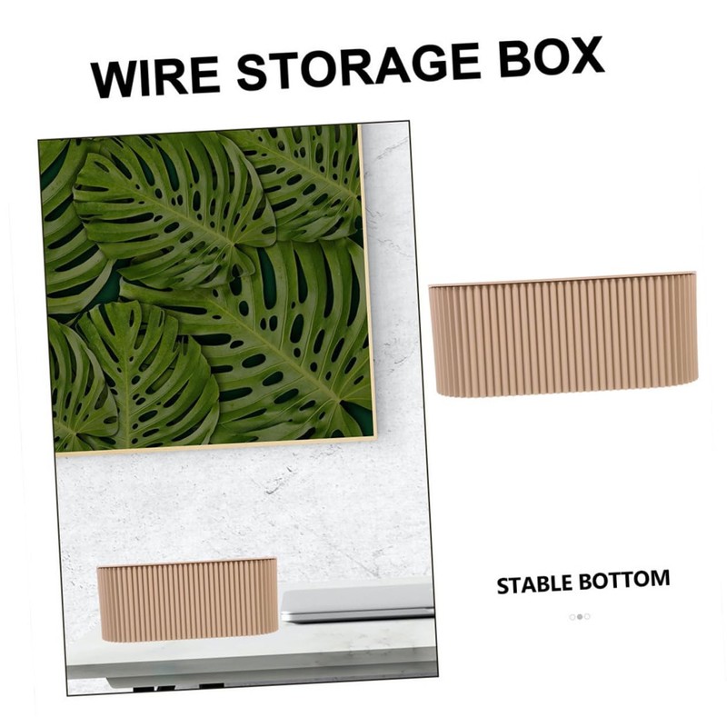 TEHAUX Cable Organizer Box Cable Box Cord Management Power Strip