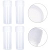 MZOYOURO 50Pcs 5 ml Plastic Sample Bottles, Small Vial Storage