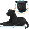 TigerHart Sid The Panther - 17 Inch (Tail Measurement Not