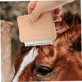 Toddmomy Cepillo De Caballo Herramienta De Deshedding Cepillo para Quitar Pelo De Caballo Cepillo De Pelo De Caballo Raspador De Aseo para Caballo Peine De Pelo De Caballo Metal