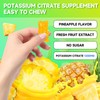 Potassium Citrate Gummies, High Potassium Supplement Gummies 1200mg Support Leg