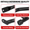 Saddlebag Guard Rear Saddlebag Crash Bars with 4 PCS Black
