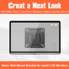 JXMTSPW Monitor Wall Mount Most 14-24“ TVs Computer Universal Low