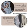 OTGMGCB Pearl Wedding Chair Decor, Pearl Beaded Chair Back Garland
