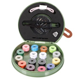 Operitacx 1 Satz Aufbewahrungsbox Zum Nähen Nähset-Box Nähset Für Erwachsene Tragbarer Nähnadelkasten Tragbare Nähwerkzeugsätze Fadenschere Hochzeit Abs Kleine Nadel Reisen