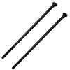 Westbrass D123-2-62 3/8" x 12" Brass Flat Head Toilet Riser