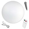 @tec Wireless Solar LED Ball Lamp, Warm White, 30 cm