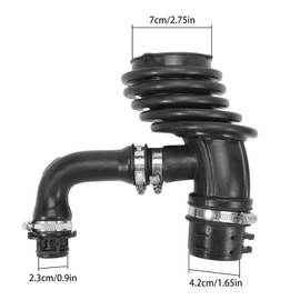 KASturbo Air Intake Hose Air Filter Flow Intake Hose Pipe For C-Max Focus II 1.6 TDCI 2004-2009 1673571 7M519A673EJ 1485712