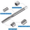 sourcing map 3pcs Metric Hand Tap Set, M8 x 1.25