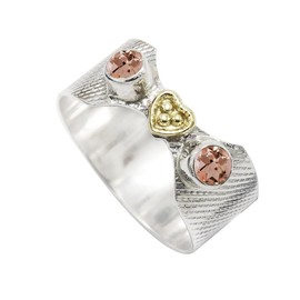 Morganit im Labor gezüchtet Edelstein Band Ring 925 Sterling Silber Ring Männer & Frauen Band Ring Alle Größen Ring Handgefertigt Schmuck TSR1096BC_18 (64 (20.4))