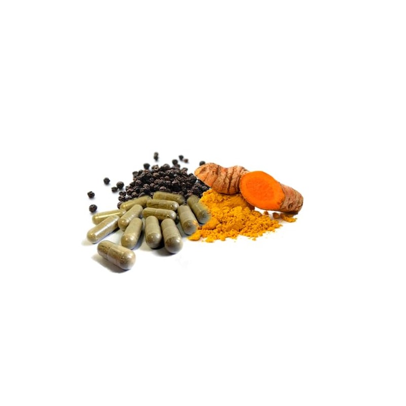 CÚRCUMA CON PIMIENTA NEGRA PARA MÁXIMA ABSORCIÓN (180 Capsulas)