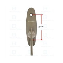 Andersen Tribeca Style - Gliding Door Thumb Latch - Stone Color