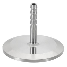 PATIKIL 2in Tri Clamps to 1 7/9in Hose Barbed Adapter, 1pcs Sanitary Tri Clamps Hose Barb Fitting 304 Stainless Steel Pipe for Brewery Winery Food Processing Equipment