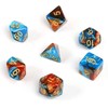 GWHOLE 7 PCS Polyhedral Dice Set Dungeons and Dragons Table