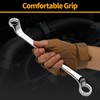 GRENPRO Wrench Set, Offset Wrench Set Metric and Standard, 10PC