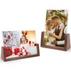 Awaydol 5x7 Wooden Photo Picture Frame 2 Pack,High Definition Shatter