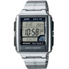 Casio WV-59R Series Wave Sceptor Wristwatch, Silver, Square