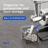 Electric Meat Grinder,3000W Max Stainless Steel Meat Mincer with 2