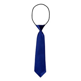 DonDon® Children’s Boy’s Tie, Silk Look, Shiny, Elasticated -
