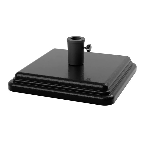US Weight 40 Pound Umbrella Base Designed to be Used with a Patio Table (Black)