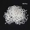 sourcing map Pack of 100 Nylon Round Tips U Shape