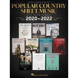 Popular Country Sheet Music: 27 Hits from 2020-2022 Arranged for Piano/Vocal/Guitar