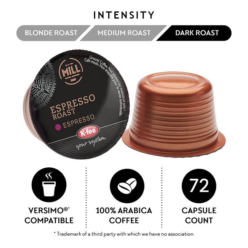 Mr and Mrs Mill Dark Roast Espresso K-fee® & Starbucks®