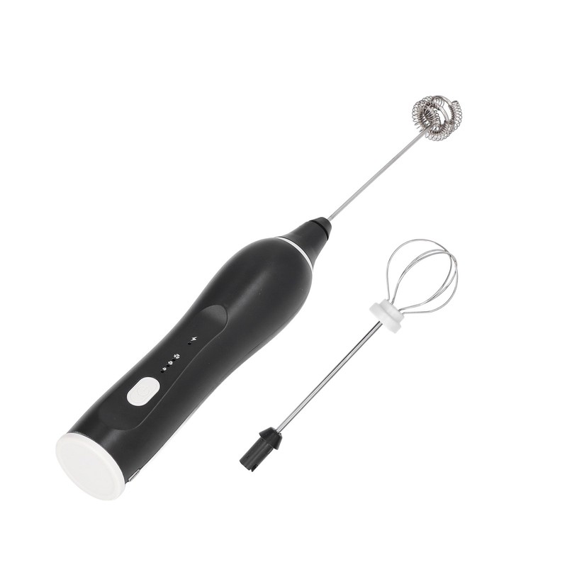 Electric Handheld Mixer USB Rechargeable 3 Level Speed Adjustable Low